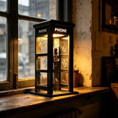 ⏰Last day Promotion🔥✨Vintage Phone Booth Ambient Lamp