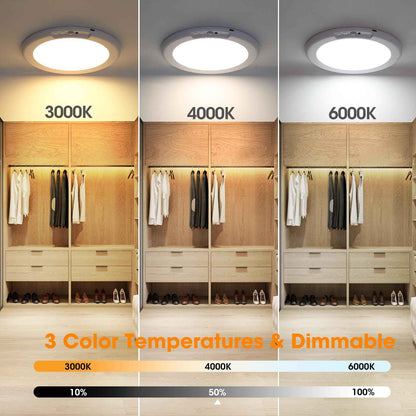 🔥💡Motion Sensor Ceiling Light: 30-Second Install. 60-Day Battery. No Electrician