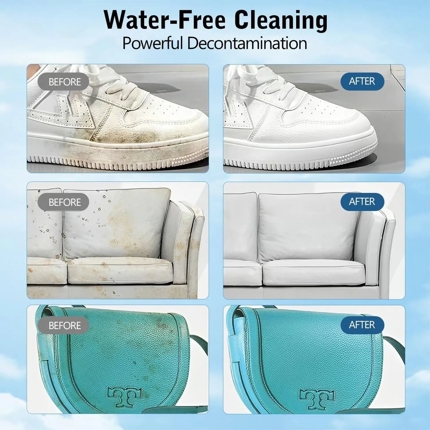 🧼✨ No-Wash Shoe & Leather Cleaner Cream Instantly Erase Stains! 🧽🔥