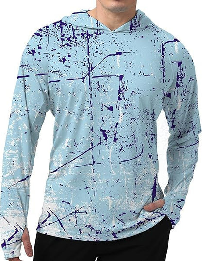 🏆Flash Sale⚡ 50K+ SOLD! Almost Gone-💥🔥Men's UPF 50+ Hooded Sun Protection Fishing Sauna Shirts,Best Gifts