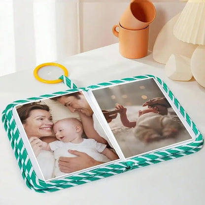 👶 My First Baby Photo Book with Safe Mirror