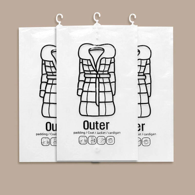 ⏳🔥Hanging Vacuum Storage Bags -Reclaim your closet!