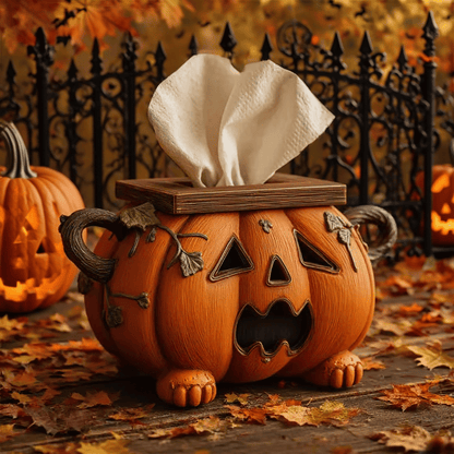 🎃Halloween Pumpkin Tissue Box Holder