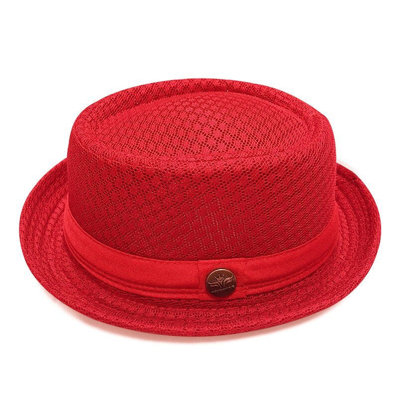 🏷️ Limited Time Sale — Summer Pork Pie Hat 🎩 Breathable, Cool & Stylish