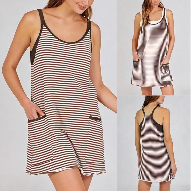 ☀️ 2-in-1 Sculpting Mini Dress — Your Throw-On-and-Go Summer Favorite