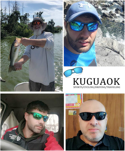 ⏰2025 Men's Outdoor Sports Sunglasses with Anti-glare Polarized Lens