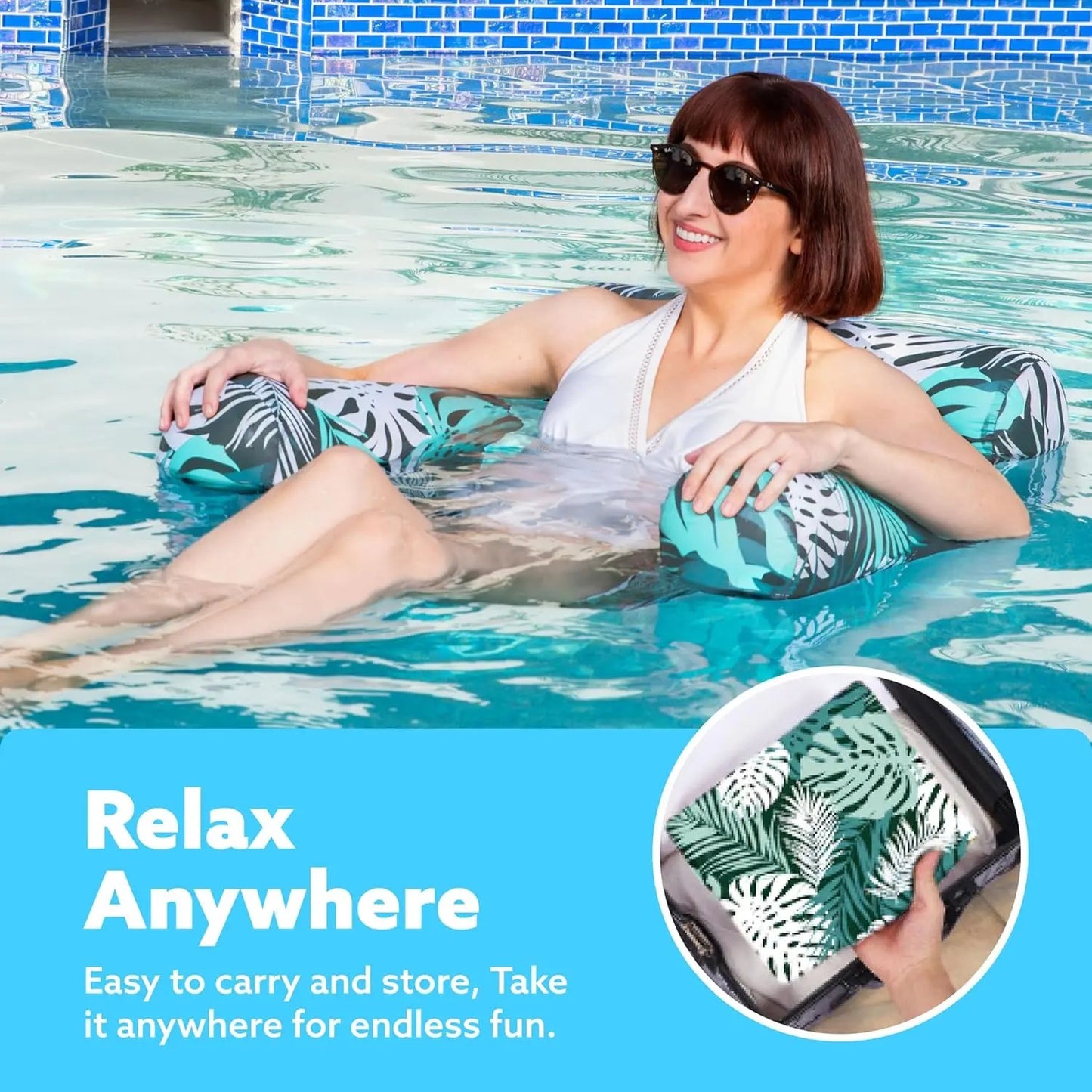 🌊🌊Summer Hot Sale 50% OFF🏆️ Inflatable Pool Floats Adult,Floating Lounge Chairs