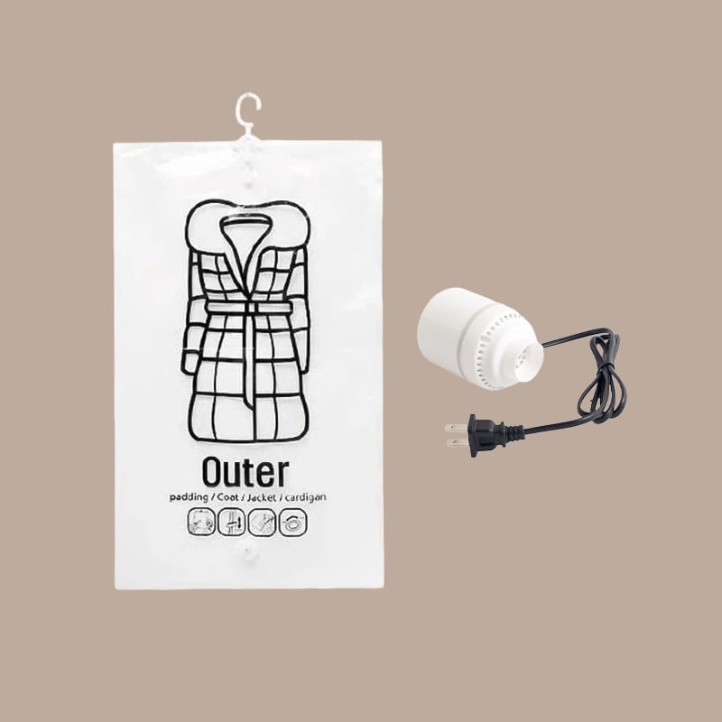 ⏳🔥Hanging Vacuum Storage Bags -Reclaim your closet!