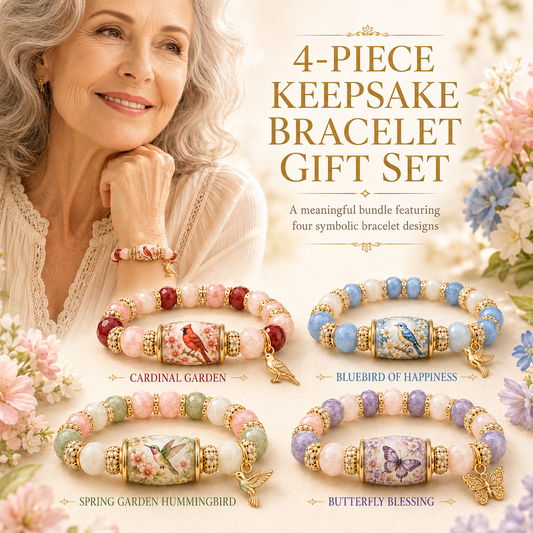 🙏 2026 Limited Edition Bluebird Blessings Bracelet  with Exquisite Gift Box