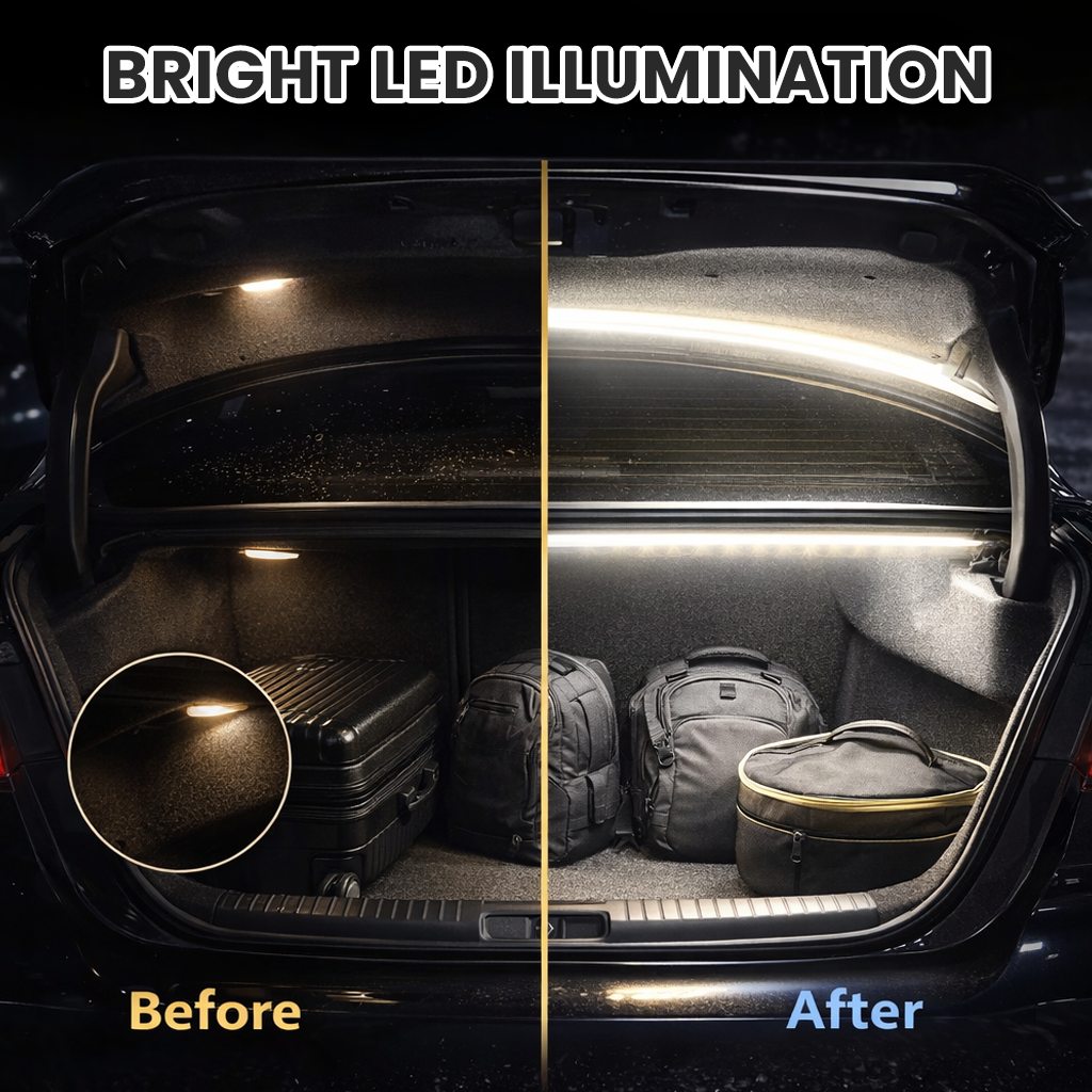 Car Trunk LED Light Strip – Waterproof Automatic Lighting