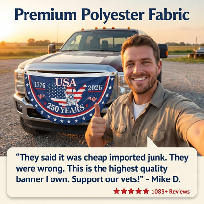 🖼️100% Veteran Owned / Handcrafted in USA-250th Anniversary Banners