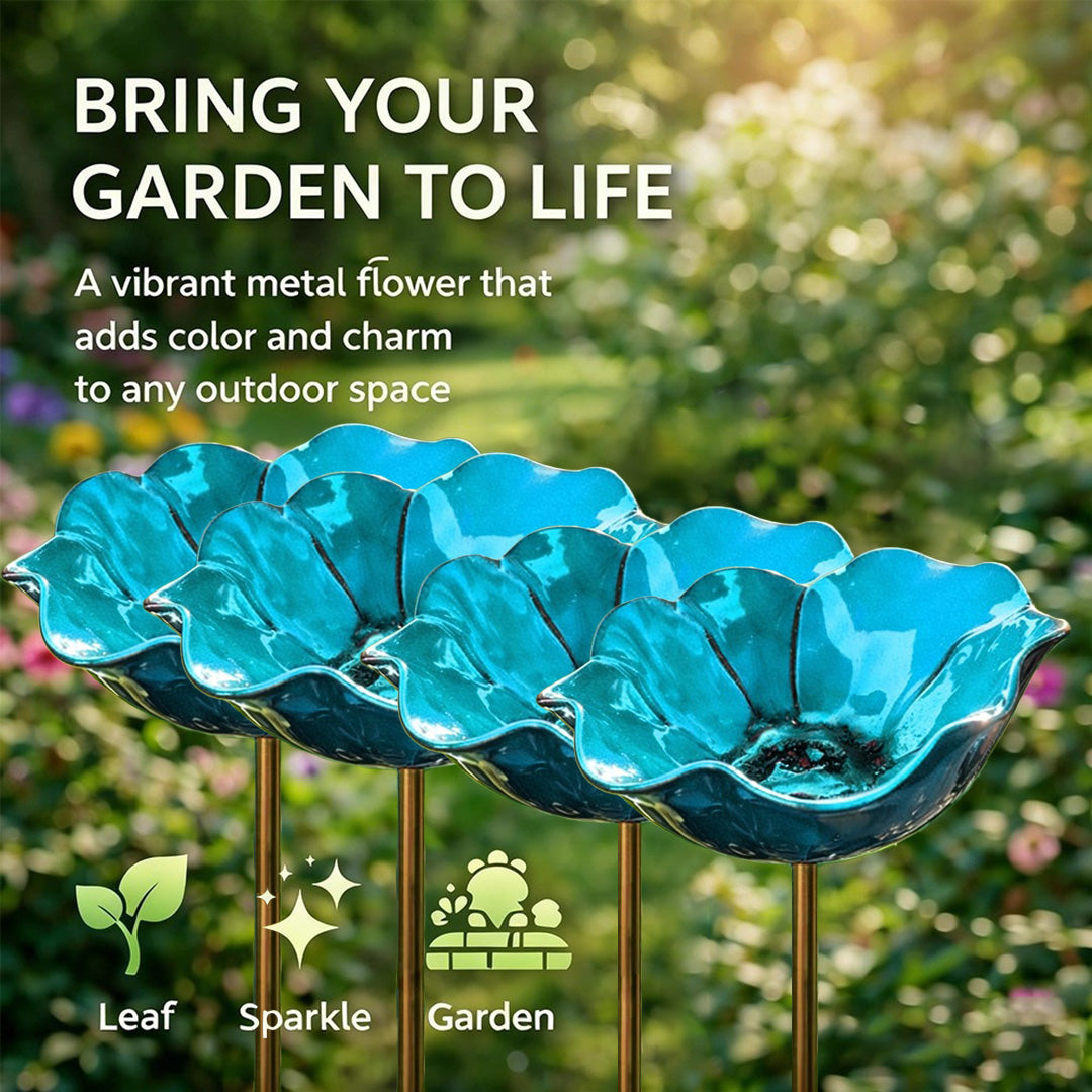 🔥2026 Mother's Day Gifts 50% Off🔥Handmade Metal Flower Garden Stake🐦
