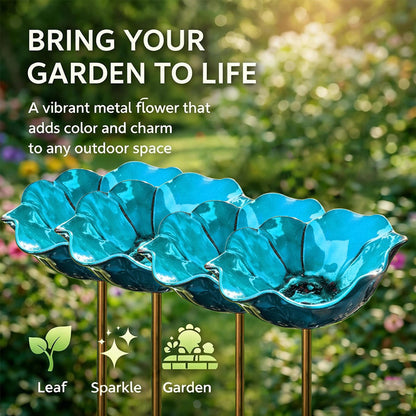 🔥2026 Mother's Day Gifts 50% Off🔥Handmade Metal Flower Garden Stake🐦