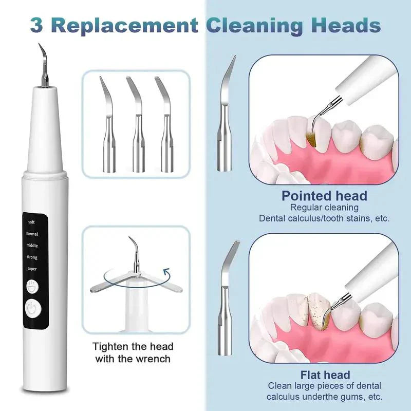 Final 3 hours 50% off🔥 Ultrasonic Electric Tooth Cleaner
