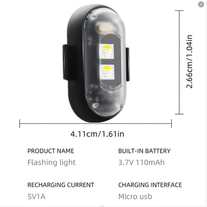 RGB Led Aircraft Strobe Light（Remote Wireless ）