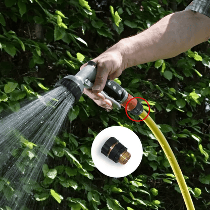 🚫💦 Hourleey No Leak Garden Hose Quick Connector, Easy Connect & Disconnect Universal Water Hose Adapters, High Pressure Resistant 🛡️