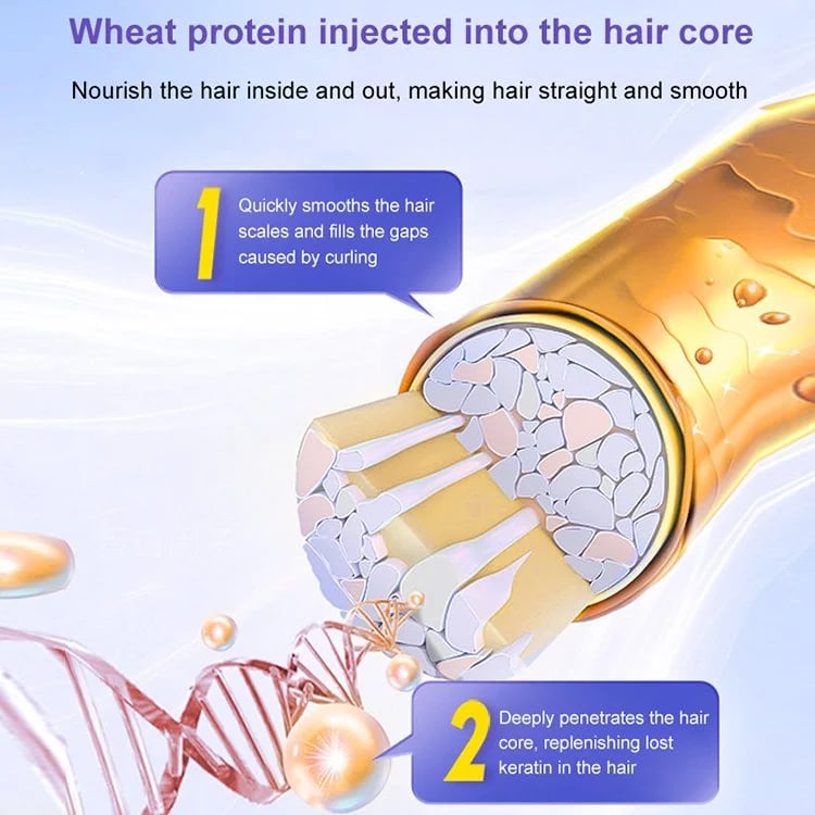 Protein correction hair straightening cream