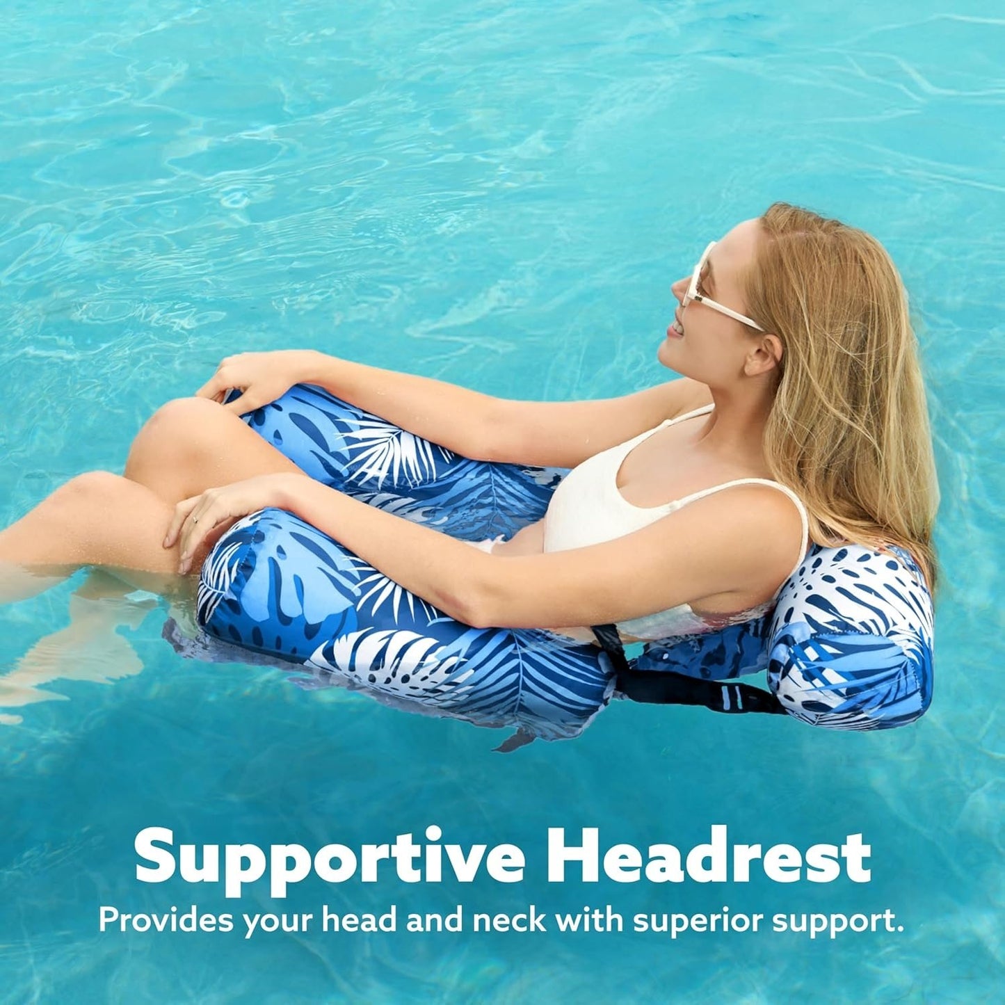 ⏰49% OFF✨Inflatable Pool Floats Adult,Floating Lounge Chairs