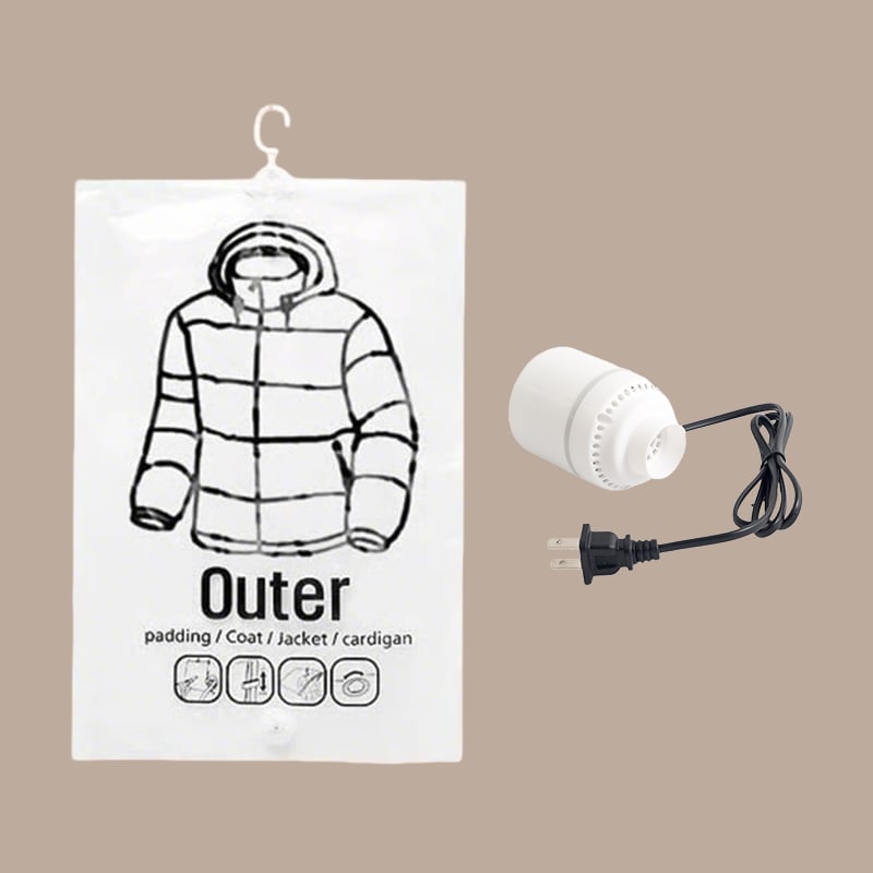 ⏳🔥Hanging Vacuum Storage Bags -Reclaim your closet!