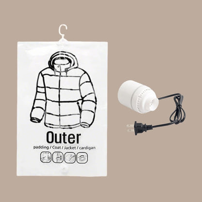 ⏳🔥Hanging Vacuum Storage Bags -Reclaim your closet!