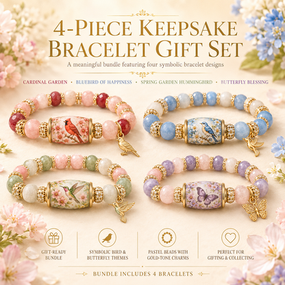 🐦 Love, Peace & Spring Blessings 💖 | 2026 Limited Edition Handmade Bracelet