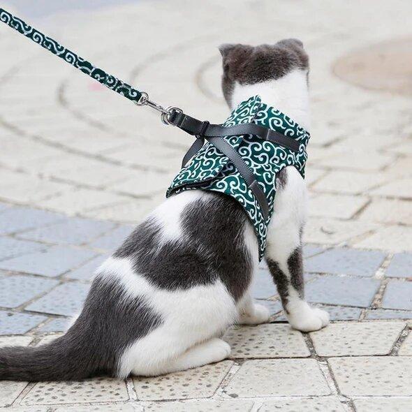 🐱🐶Pet Cat Dog Vest Harness & Leash Set