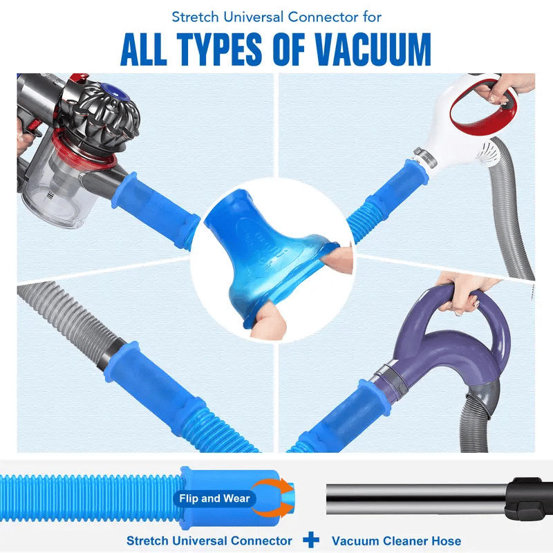 🔥Prevent Dryer Fires! Dryer Vent Lint Cleaner Kit | Universal Stretch Vacuum Attachment