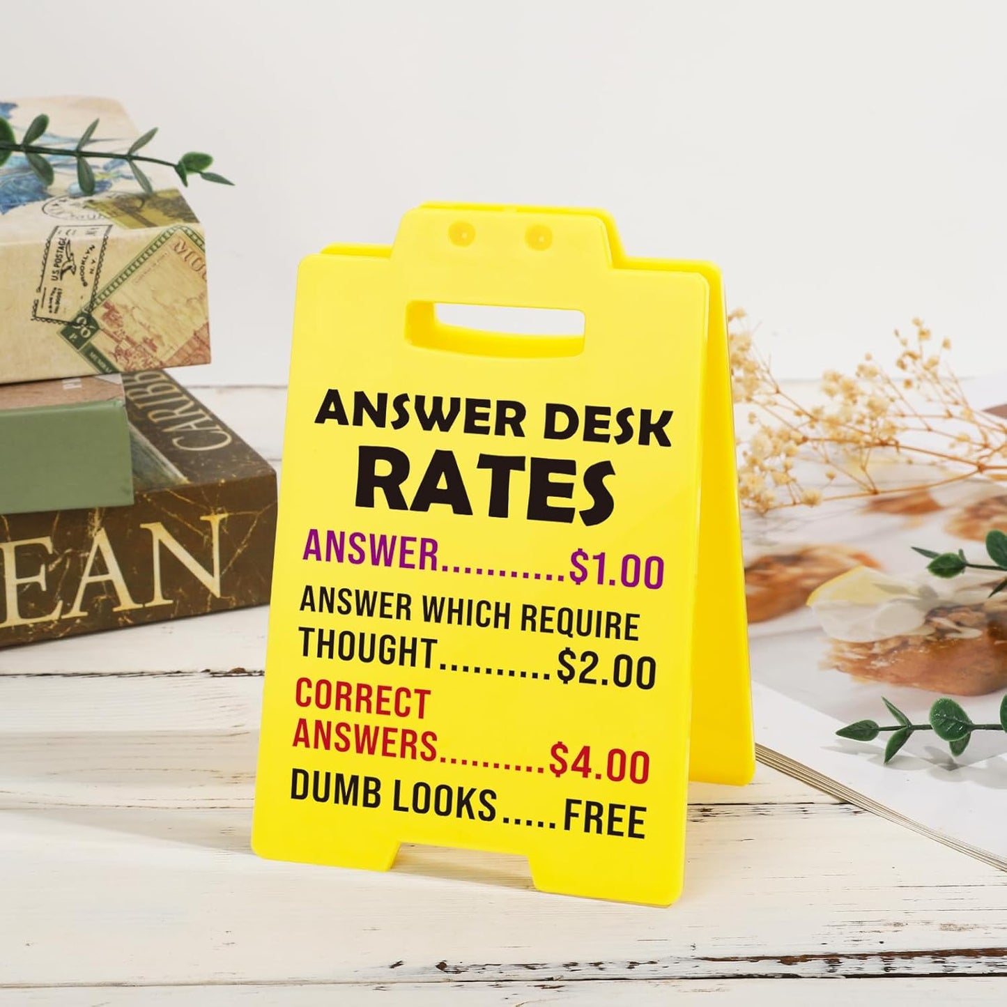 Mini Caution Desk Signs