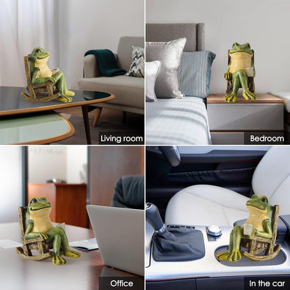 🐸Miniature Frog Garden Statue Gifts Fall Christmas Decorations🎅
