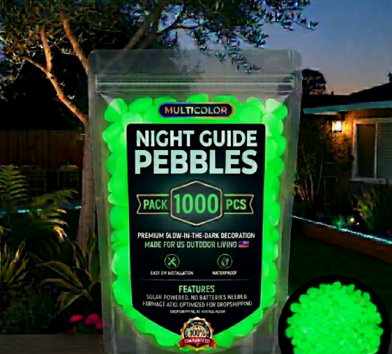⏰Hot Sale- 2026 Colorful Glow-in-the-Dark Garden Stones Night