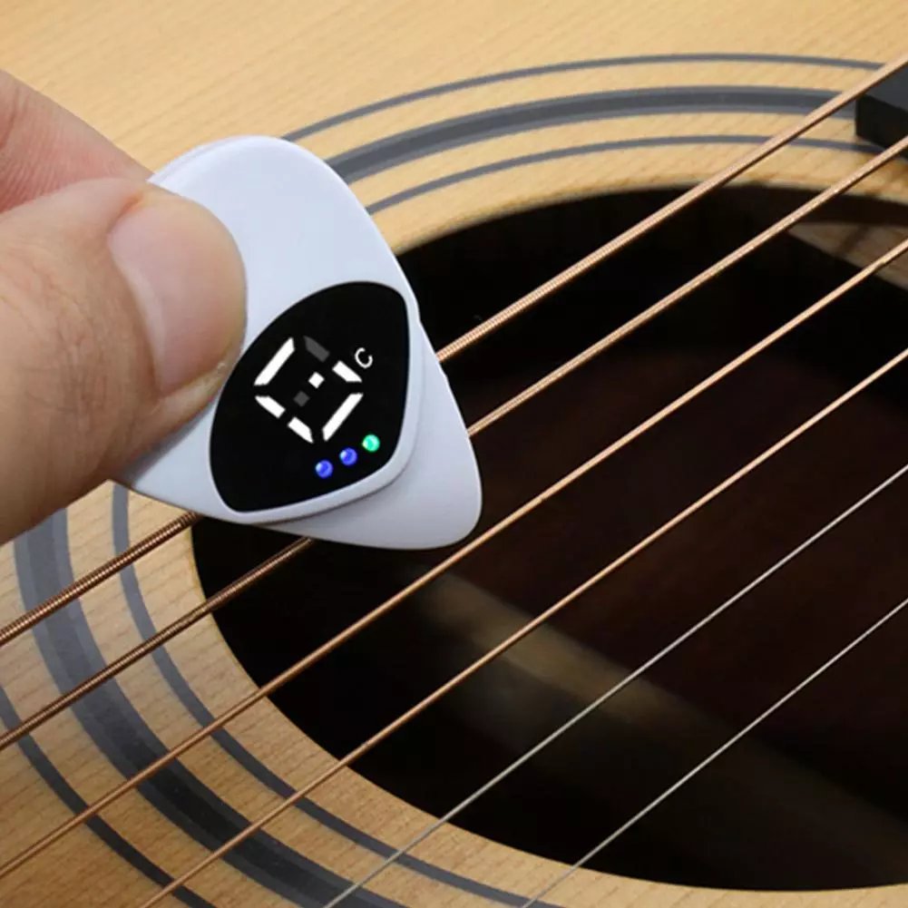 ✨2-in-1 Guitar Picks-Acoustic Guitar Tuner