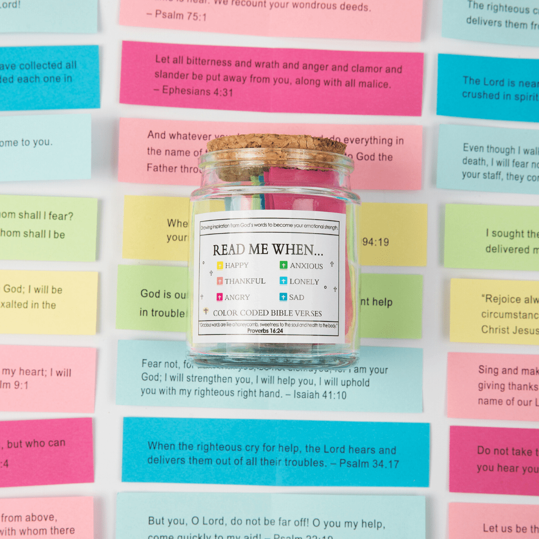 ✝️ A Verse for Every Day ✨ 90 Day Bible Verse Jar | Faith, Peace & Encouragement | 60% OFF 💛