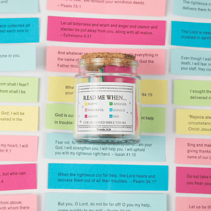 ✝️ A Verse for Every Day ✨ 90 Day Bible Verse Jar | Faith, Peace & Encouragement | 60% OFF 💛
