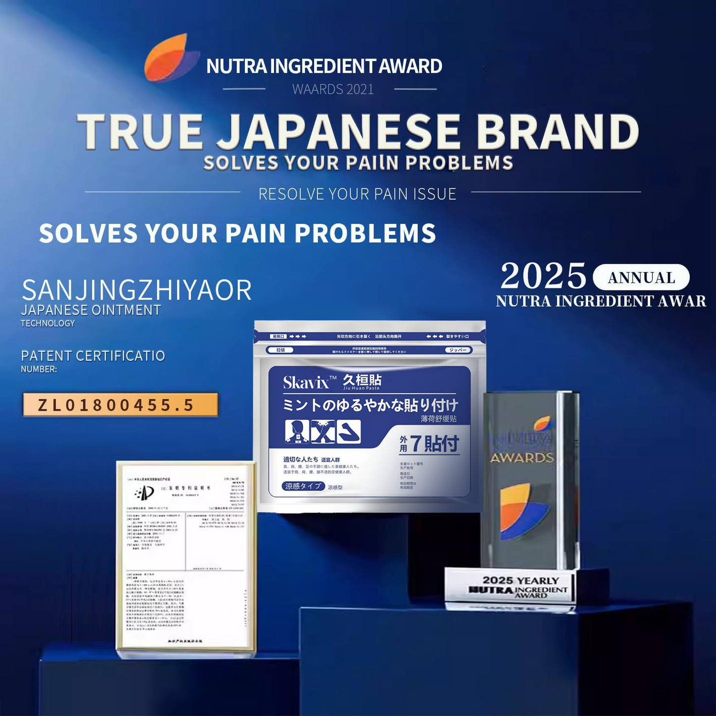 🔥Natural Pain Relief Patches for Knee Neck Shoulder and Joint Pain