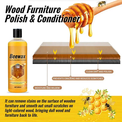 🔥250th Anniversary Special Day Sale 70% OFF📦Beeswax Wood Polish Spray | Restore Shine & Protect Wood Furniture