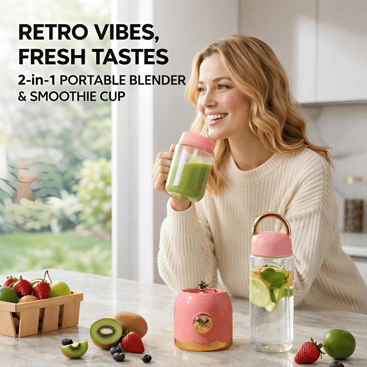 🥤 Retro Juicer Multi-Piece Set | 60% OFF Today ✨