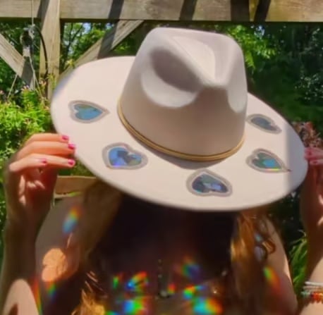 👒Suncatcher Cowgirl Straw Prism Hat