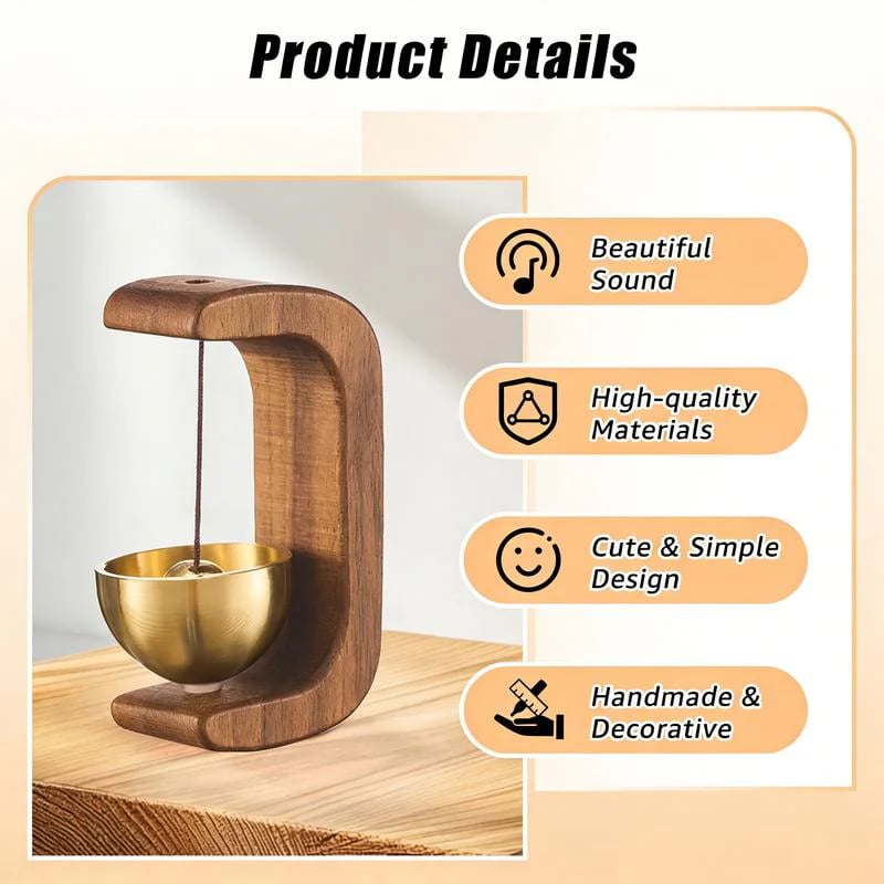 ✨Suction Door Type Solid Wood Wind Chime