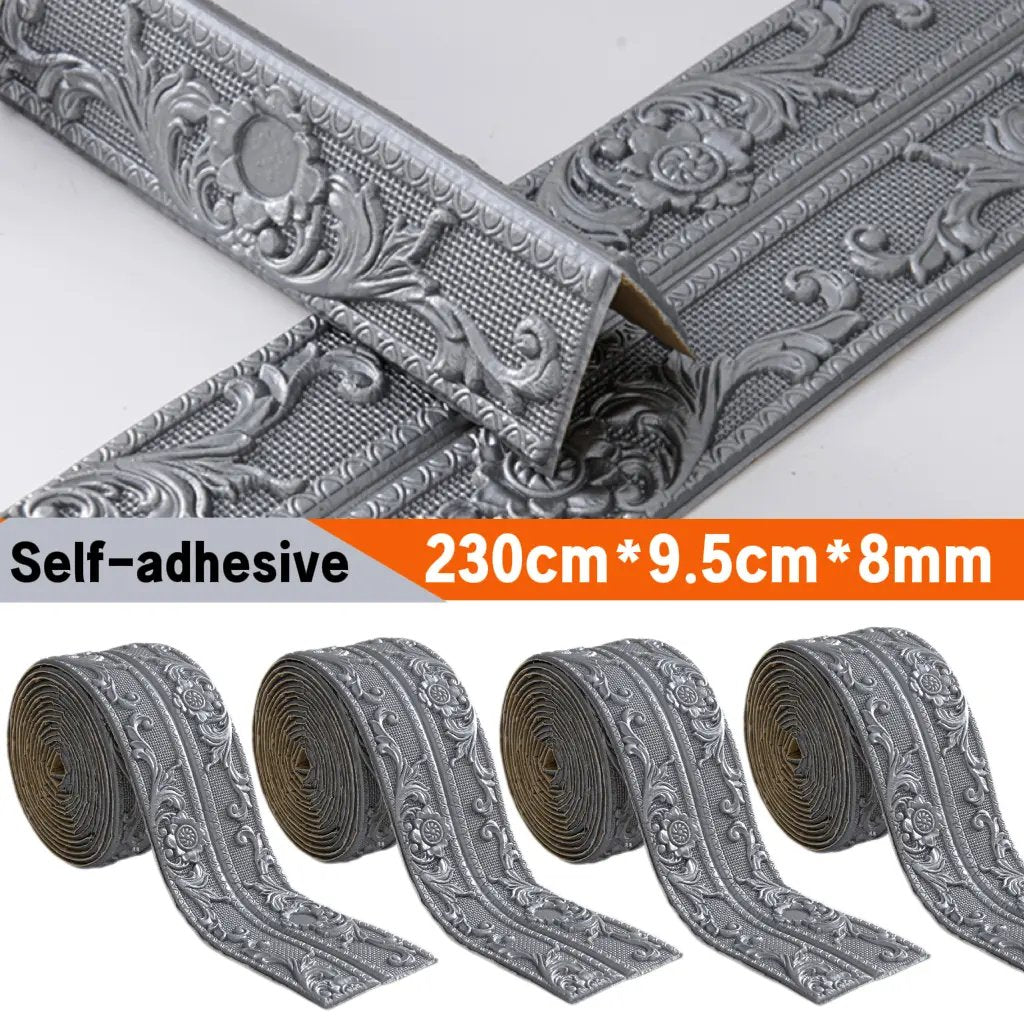🏡Flexible Peel & Stick Decorative Trim – Wall, Ceiling & Cabinet Molding