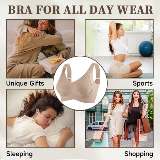 🎁Last Day Discount - 50% OFF🔥Super Firming Wire-Free Push Up Bra All-Day Comfort No More Sagging