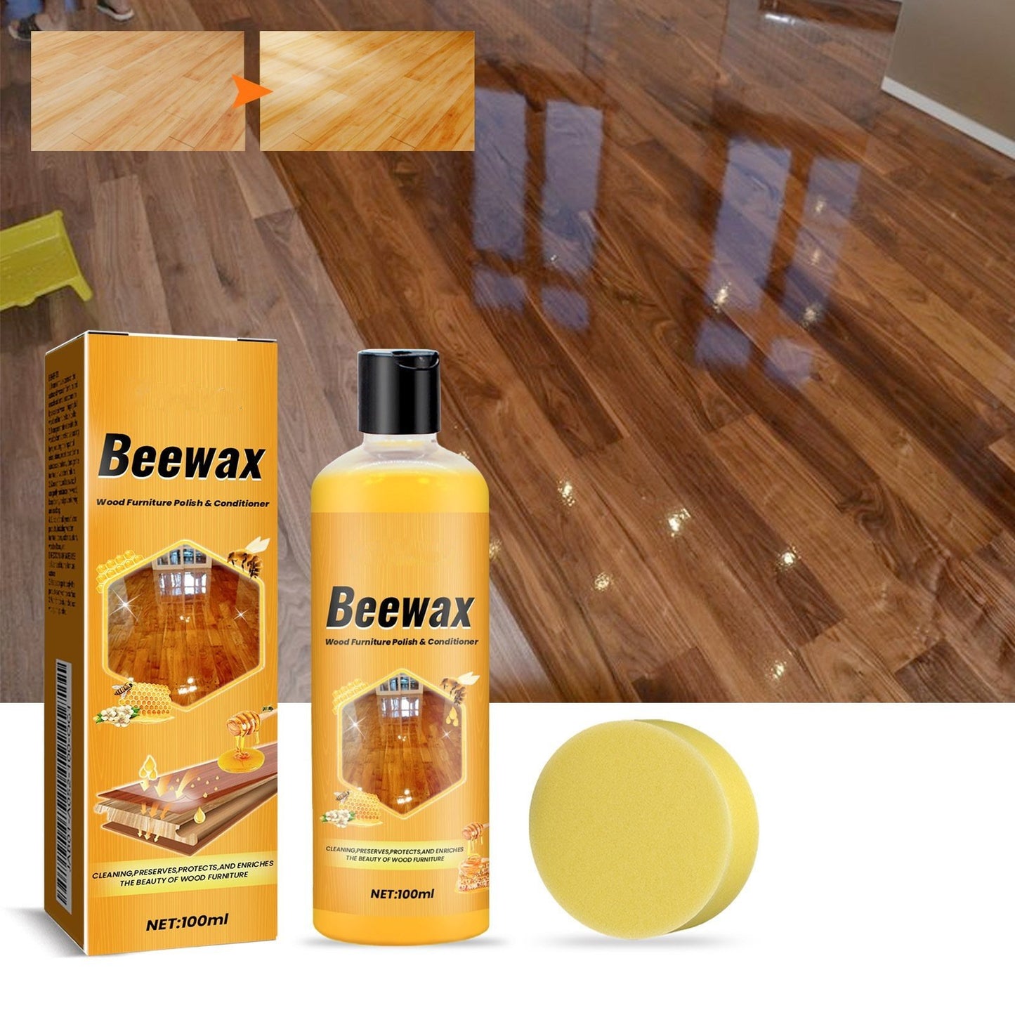 ☀Summer Special Offer-Multi-functional Beewax Nature Wood Polish & Conditioner