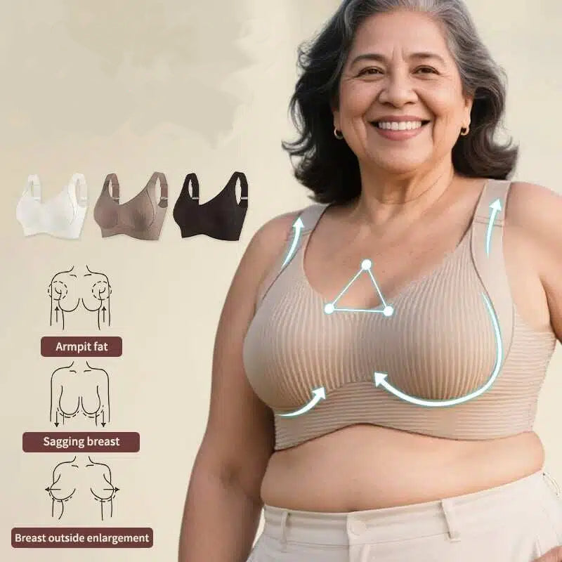 🎁Last Day Discount - 50% OFF🔥Super Firming Wire-Free Push Up Bra All-Day Comfort No More Sagging