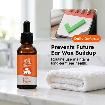 👂Natural Dog & Cat Ear Drop for Itching & Wax Build-Up🐱🐕