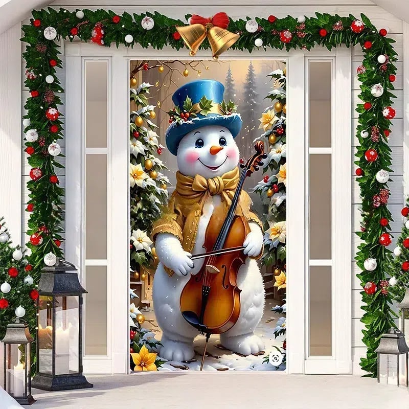 Last day 50% OFF🌟2025 Christmas and Halloween front door decoration