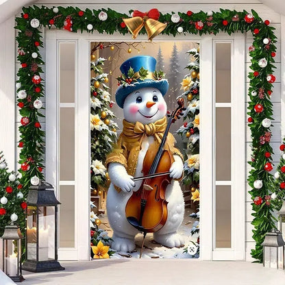 Last day 50% OFF🌟2025 Christmas and Halloween front door decoration