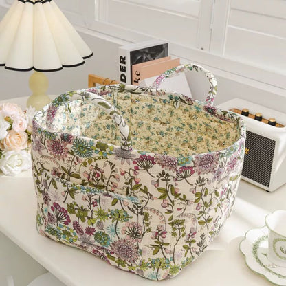 Boho Fabric Storage Basket