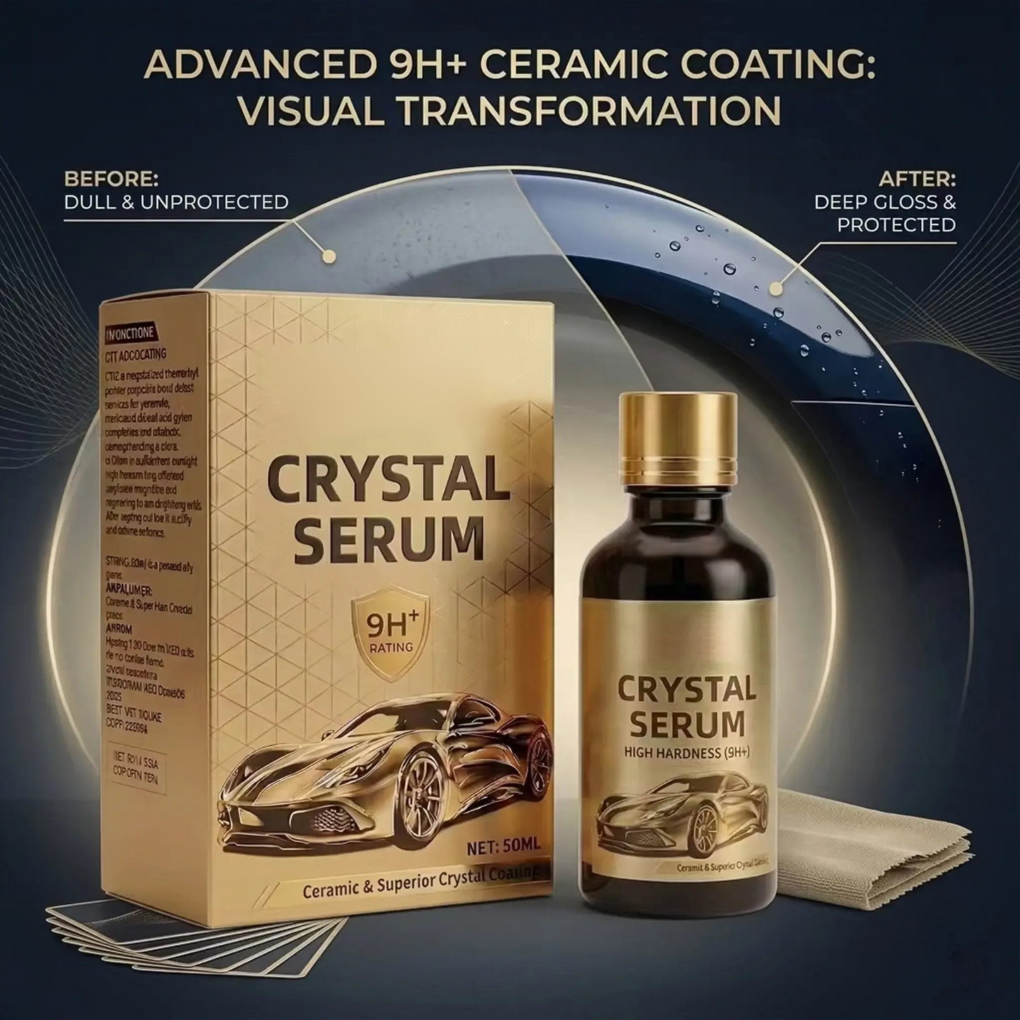 🔥Hot Sales 49% OFF🚗Graphene Ceramic Coating for Cars – 9H Hardness, 10+ Years Protection, Hydrophobic & Scratch Resistant✨
