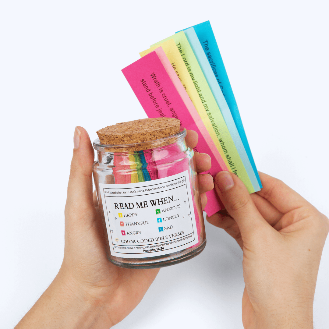 ✝️ A Verse for Every Day ✨ 90 Day Bible Verse Jar | Faith, Peace & Encouragement | 60% OFF 💛