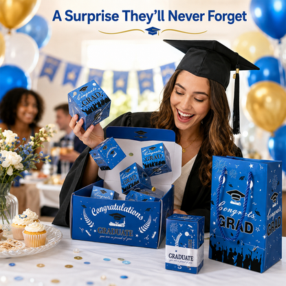 Surprise Pop-Up Gift Box for Graduation & Birthdays