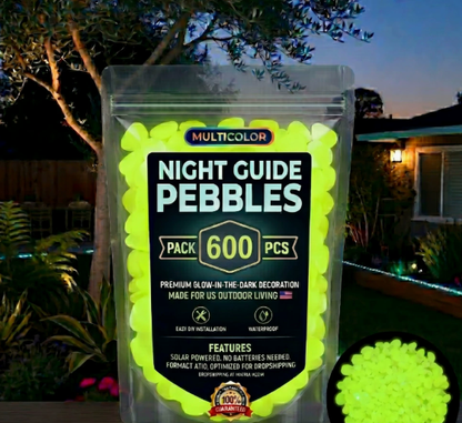 ⏰Hot Sale- 2026 Colorful Glow-in-the-Dark Garden Stones Night